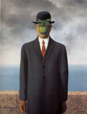 Rene Magritte - malarz w kapeluszu